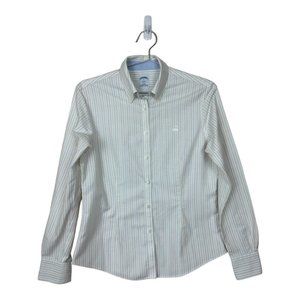 Brooks Brothers 346 Stripe 100% Pima Cotton Fitted Button Down Size 4